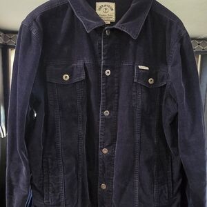 Men's Navy Corduroy Jacket